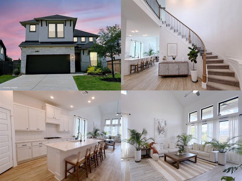 Furnished interior view inside a new home in , Fulshear (Image 35).