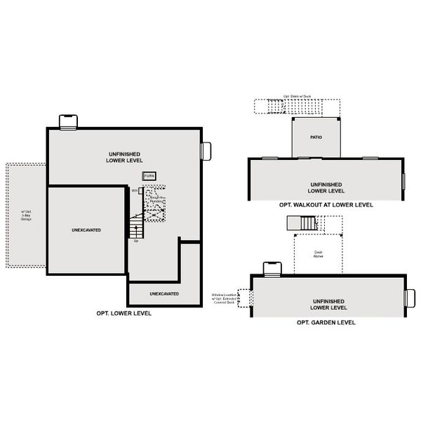 2D floor plan layout of this home in The Aurora Highlands, Aurora, CO (Image 19).
