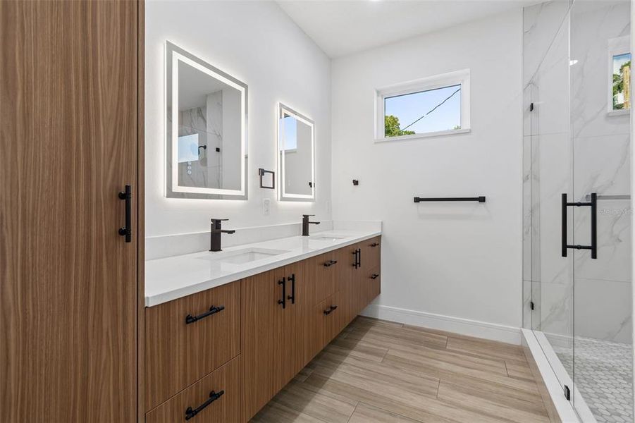 Furnished interior view inside a new home in , Tampa (Image 16).