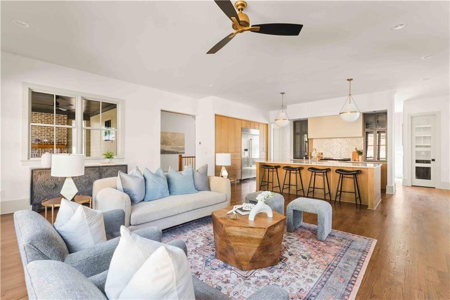 Furnished interior view inside a new home in , Decatur (Image 56).