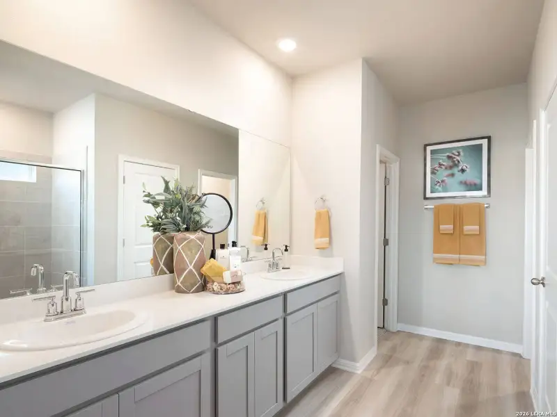Furnished interior view inside a new home in , San Antonio (Image 12).