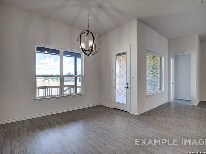Spacious, unfurnished interior of a new home in Potranco Oaks, Castroville (Image 16). Spacious, unfurnished interior of a new home in Potranco Oaks, Castroville (Image 16).