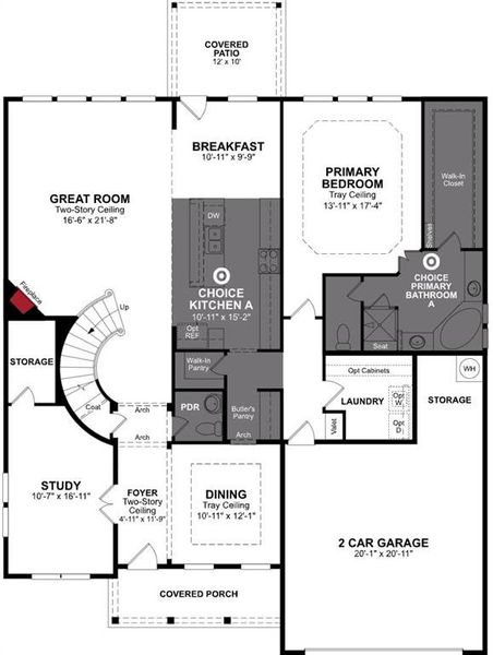 Beazer Homes Hurricane Creek Madison plan