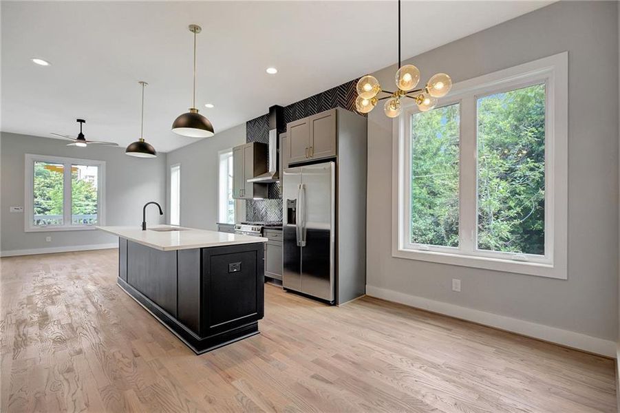 Furnished interior view inside a new home in , Atlanta (Image 50).
