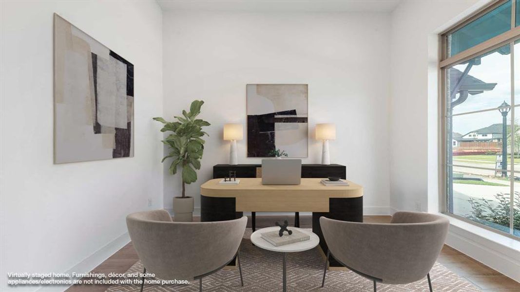 Furnished interior view inside a new home in Trinity Falls 60', McKinney (Image 8). Furnished interior view inside a new home in Trinity Falls 60', McKinney (Image 8).