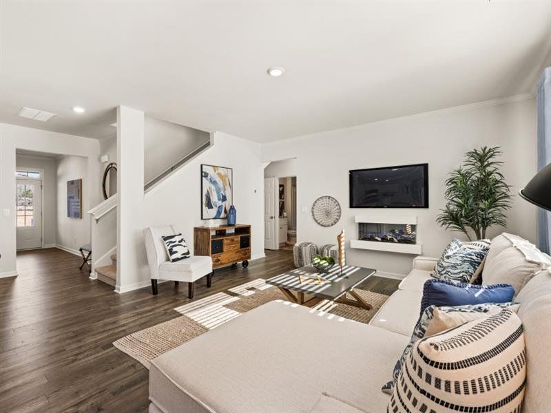 Furnished interior view inside a new home in Thompson Ridge, Dallas (Image 54).