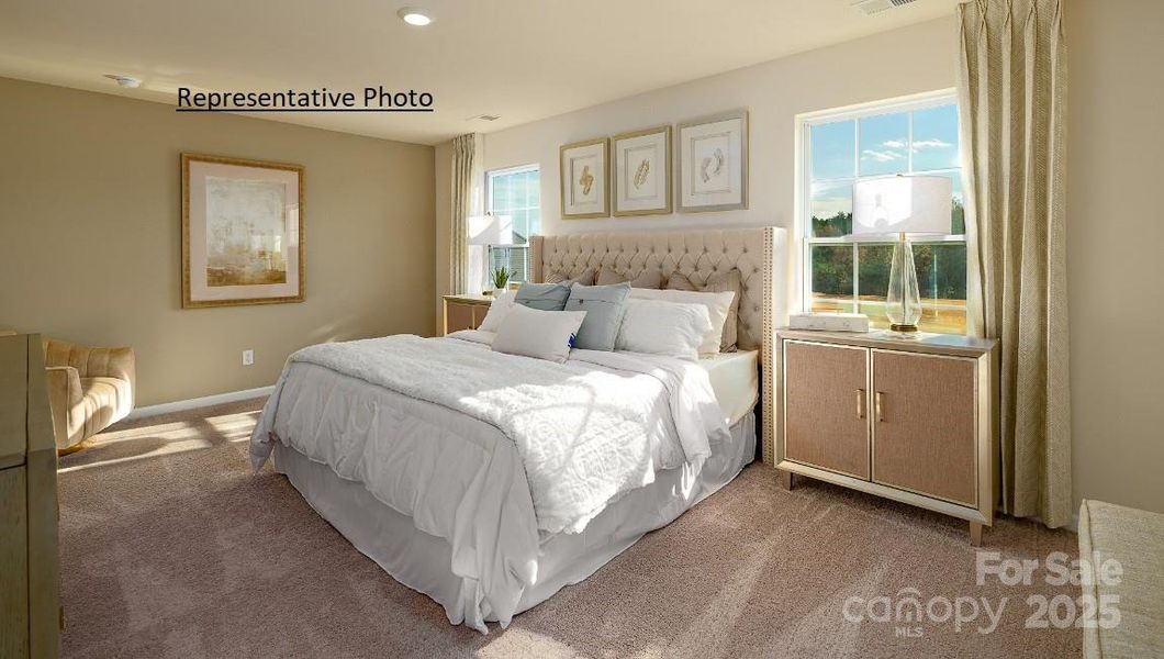 Furnished interior view inside a new home in The Hamptons at Hickory, Hickory (Image 10).