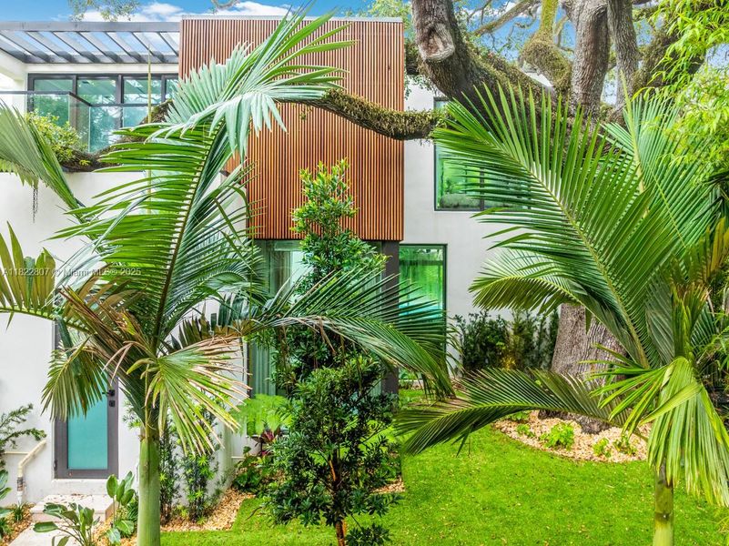 Front exterior of a new home in , Miami, FL, highlighting curb appeal (Image 21). Front exterior of a new home in , Miami, FL, highlighting curb appeal (Image 21).