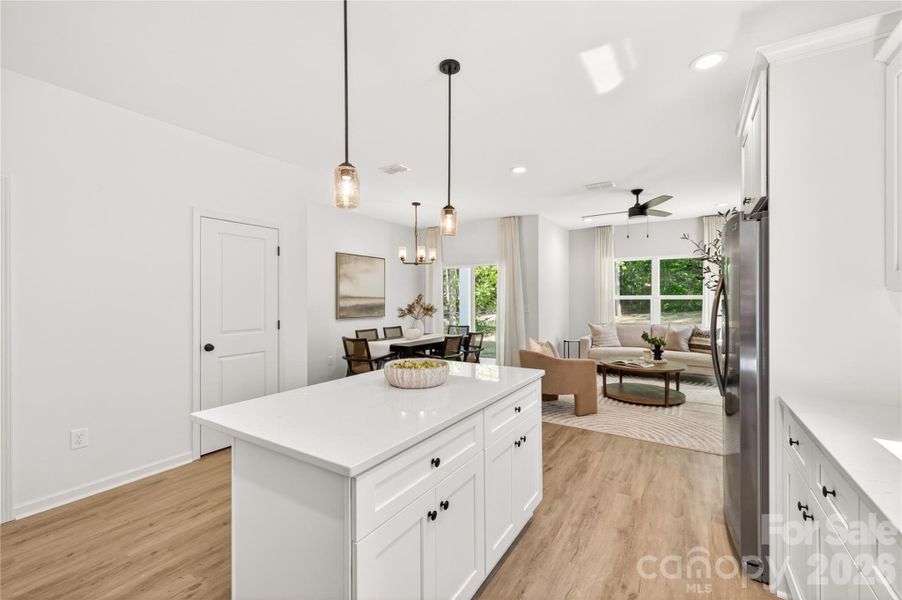 Furnished interior view inside a new home in , Mooresville (Image 10).