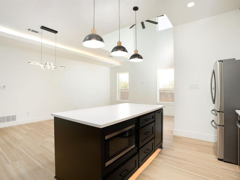 Furnished interior view inside a new home in , Dallas (Image 9). Furnished interior view inside a new home in , Dallas (Image 9).