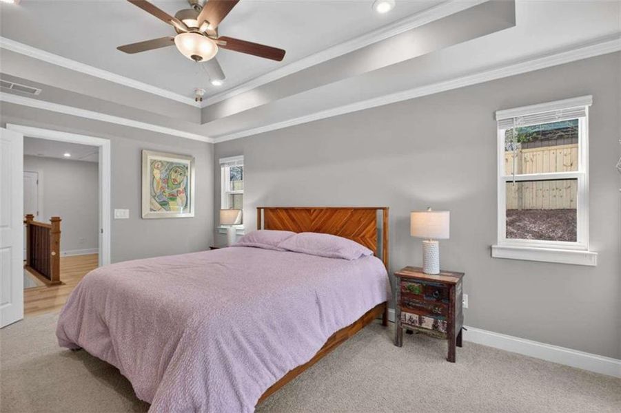 Furnished interior view inside a new home in The Village at Towne Lake, Woodstock (Image 18).