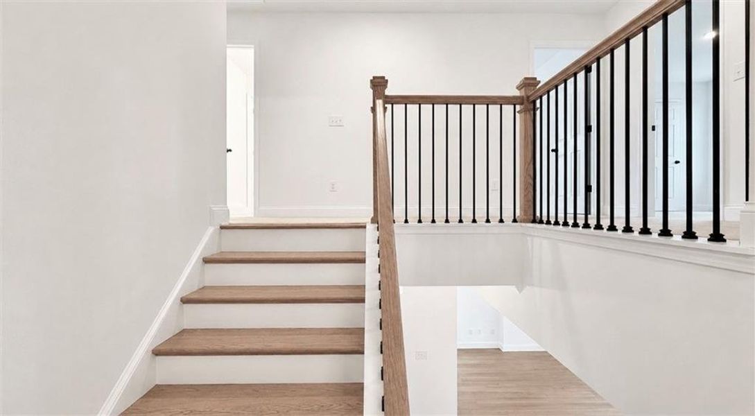 Spacious, unfurnished interior of a new home in Wehunt Meadows, Hoschton (Image 18). Spacious, unfurnished interior of a new home in Wehunt Meadows, Hoschton (Image 18).
