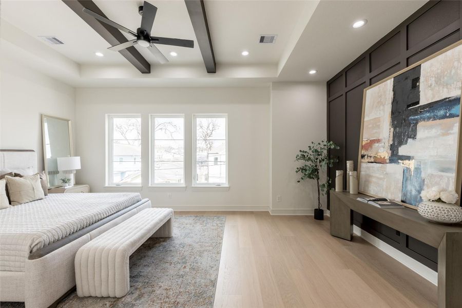 Furnished interior view inside a new home in , Houston (Image 14).