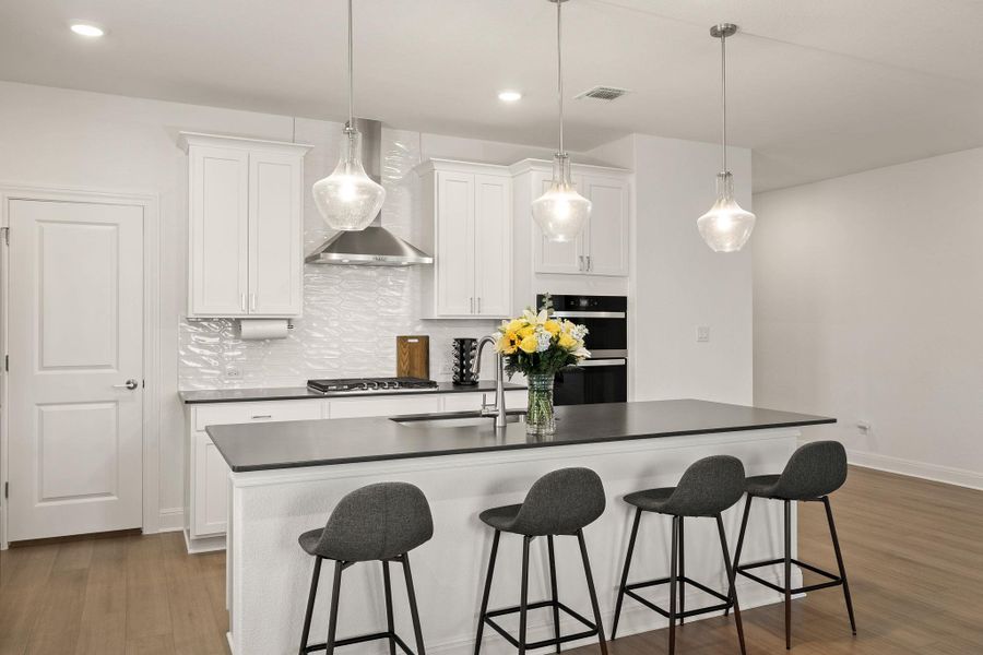 Furnished interior view inside a new home in Saddleback at Santa Rita Ranch, Liberty Hill (Image 12).
