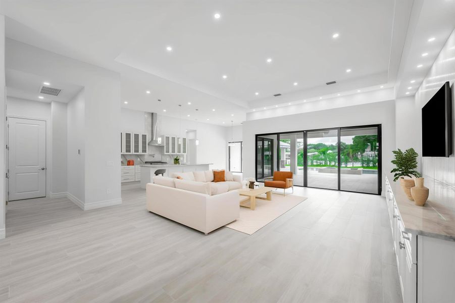 Furnished interior view inside a new home in , Stuart (Image 36).