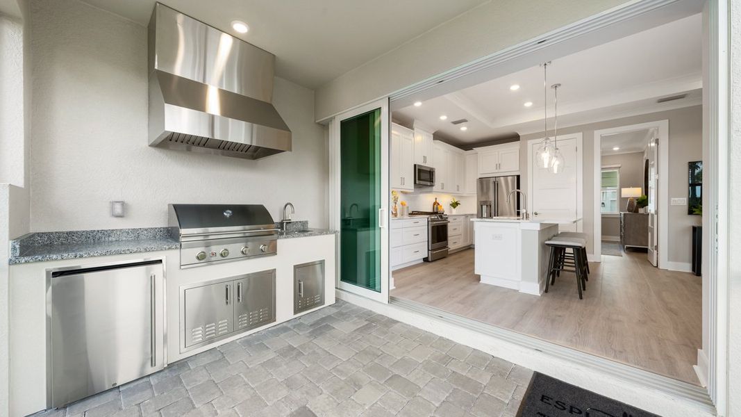 Representative furnished interior of a home built from the Lucca by Taylor Morrison in Esplanade at Azario Lakewood Ranch, Lakewood Ranch (Image 19).