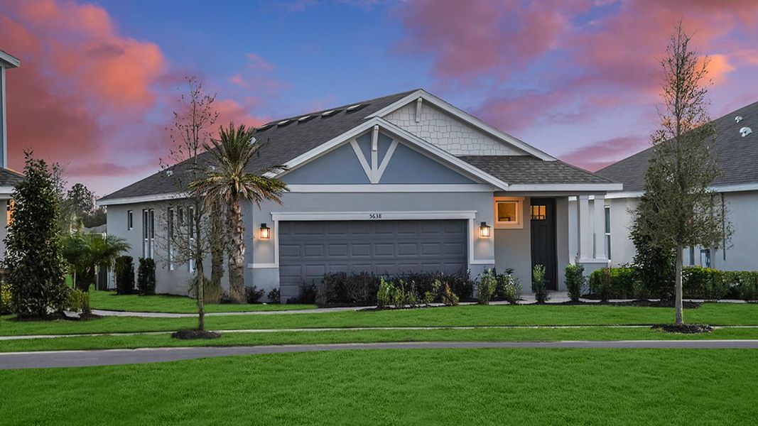 Representative exterior photo of a completed home built from the Saint Vincent by Taylor Morrison in Tiburon, Nokomis, FL (Image 24).