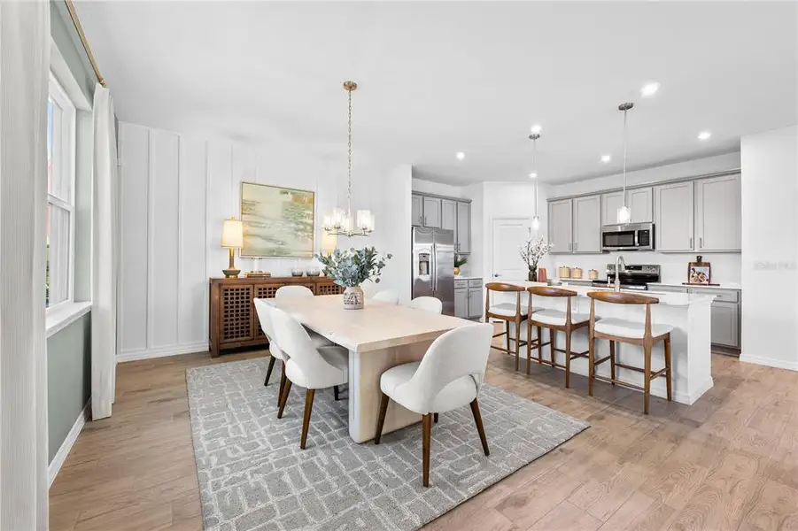 Furnished interior view inside a new home in Oakfield Trails, Parrish (Image 37). Furnished interior view inside a new home in Oakfield Trails, Parrish (Image 37).