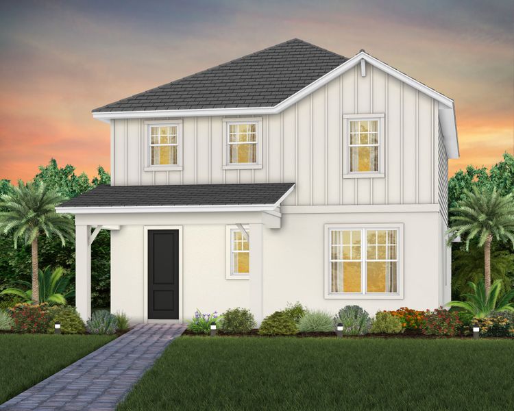 Representative exterior photo of a completed home built from the Mabel II with ADU by Pulte Homes in SeaFlower, Bradenton, FL (Image 36).