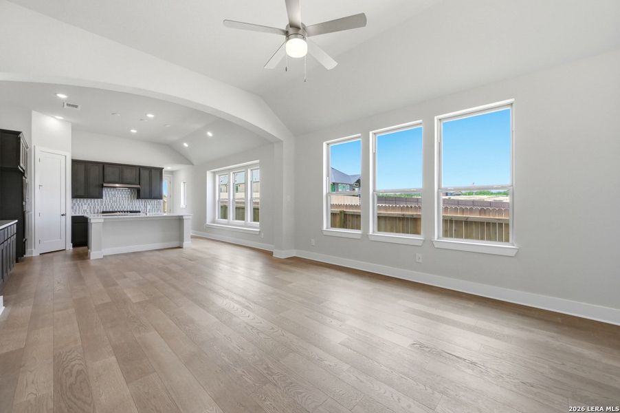 Spacious, unfurnished interior of a new home in Prominence, San Antonio (Image 17). Spacious, unfurnished interior of a new home in Prominence, San Antonio (Image 17).