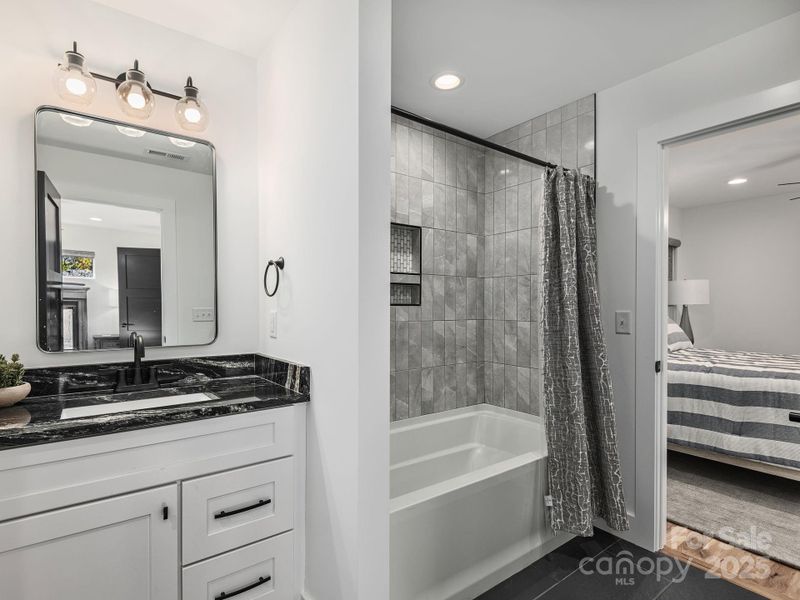 Furnished interior view inside a new home in , Asheville (Image 16). Furnished interior view inside a new home in , Asheville (Image 16).