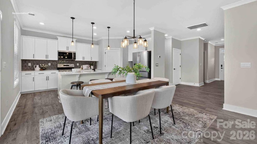 Furnished interior view inside a new home in Westport, York (Image 11).