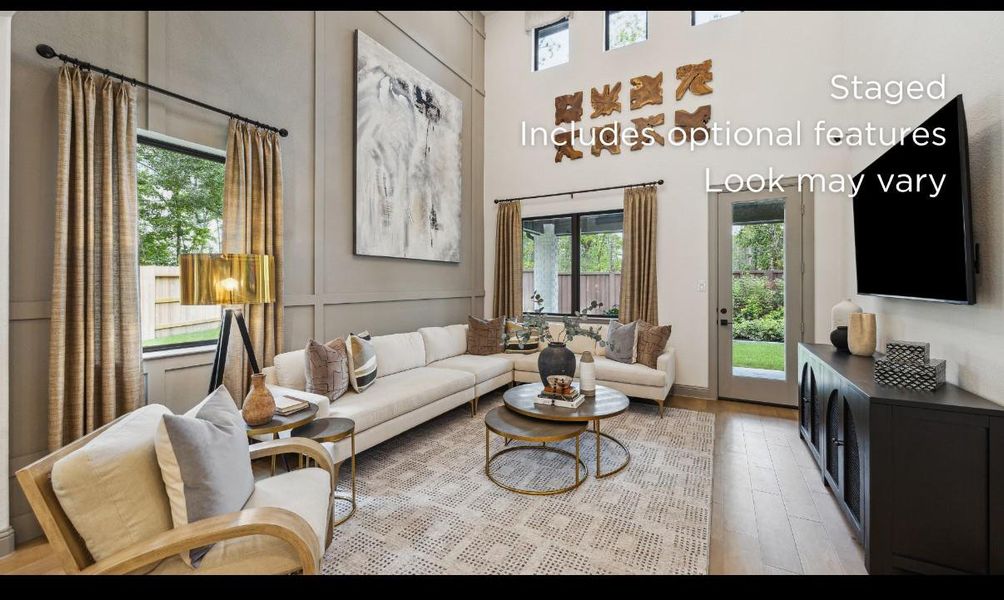 Furnished interior view inside a new home in WILDTREE 40', Montgomery (Image 3).