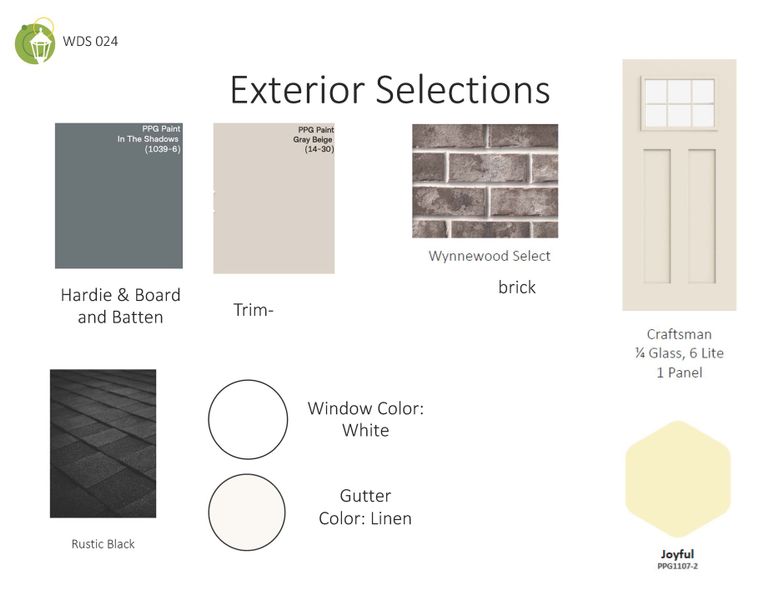 Sample of building materials used in homes in The Woods, Gallatin (Image 29). Sample of building materials used in homes in The Woods, Gallatin (Image 29).