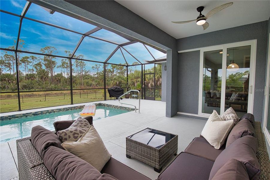 Exterior details and patio area of a home in , Rotonda West (Image 4).