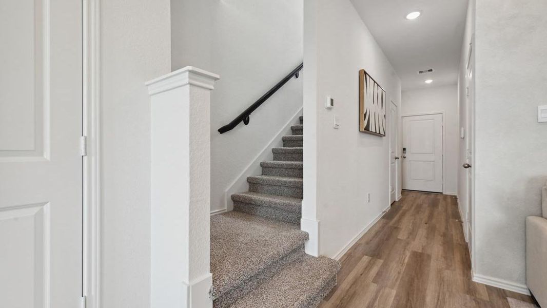Representative unfurnished interior of a home built from the Dillon by D.R. Horton in The Villas at Legacy Park, Houston (Image 19). Representative unfurnished interior of a home built from the Dillon by D.R. Horton in The Villas at Legacy Park, Houston (Image 19).