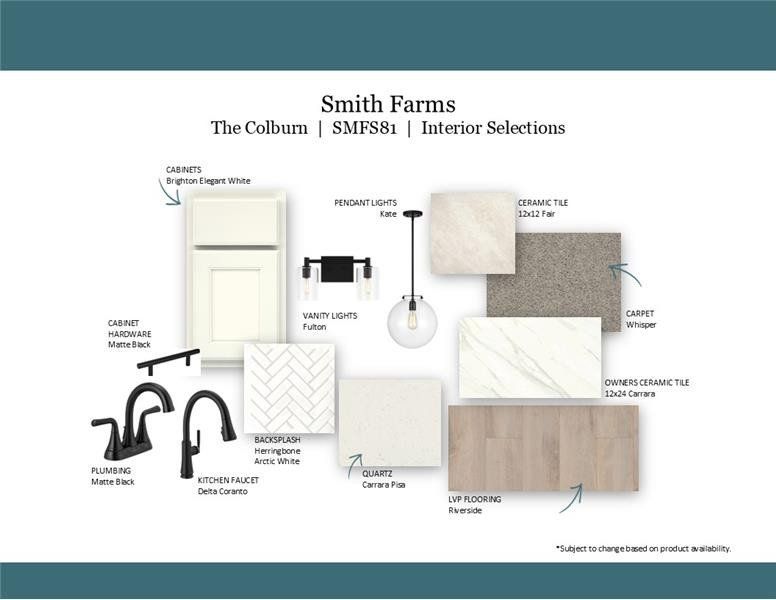 Sample of building materials used in homes in Smith Farms, Murfreesboro (Image 45). Sample of building materials used in homes in Smith Farms, Murfreesboro (Image 45).