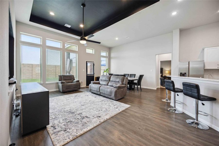 Furnished interior view inside a new home in Sierra Vista West, Rosharon (Image 12).