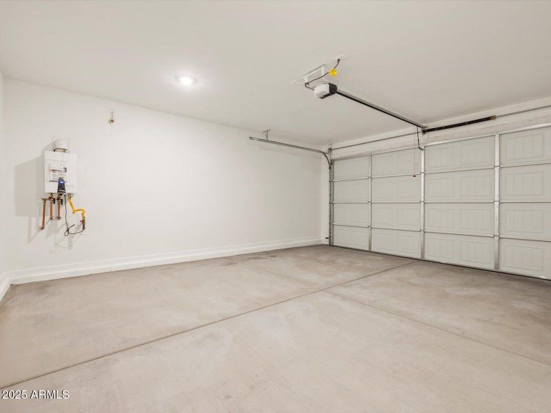 Garage with Tankless Water Heater Garage with Tankless Water Heater