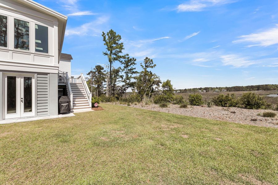 Exterior details and patio area of a home in Carolina Park: Riverside, Mount Pleasant (Image 33).