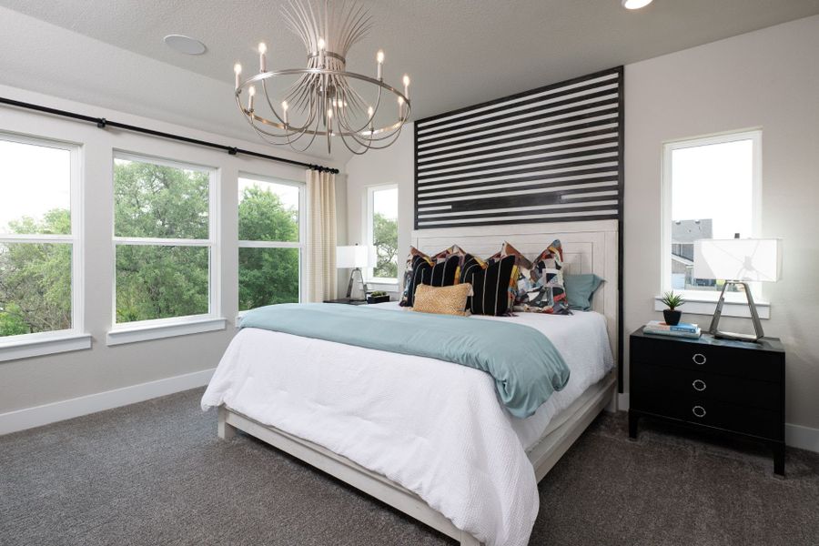 Furnished interior view inside a new home in The Retreat at Harvest, Argyle (Image 7).
