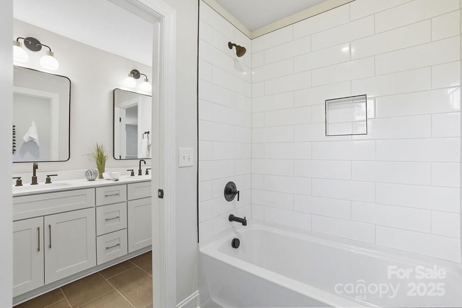 Furnished interior view inside a new home in , Charlotte (Image 29).