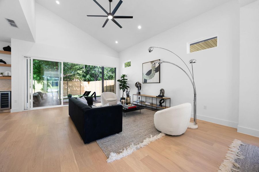 Furnished interior view inside a new home in , Austin (Image 23). Furnished interior view inside a new home in , Austin (Image 23).