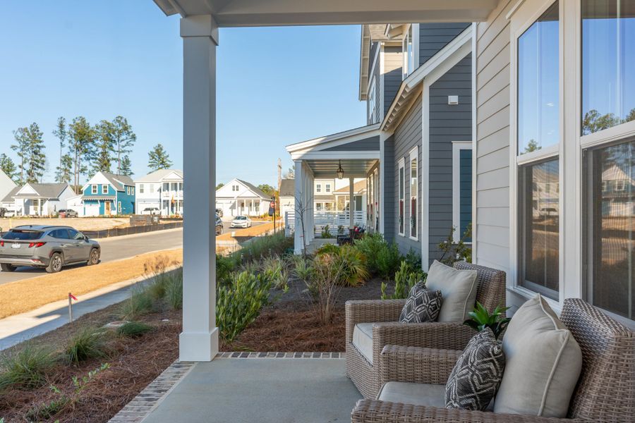 Exterior details and patio area of a home in , Summerville (Image 3). Exterior details and patio area of a home in , Summerville (Image 3).