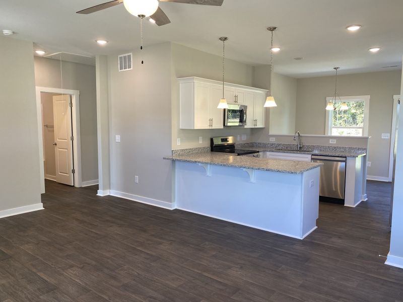 Representative furnished interior of a home built from the Madison by Foundation Home Builders LLC in Pinnix Loop, Burlington (Image 5).