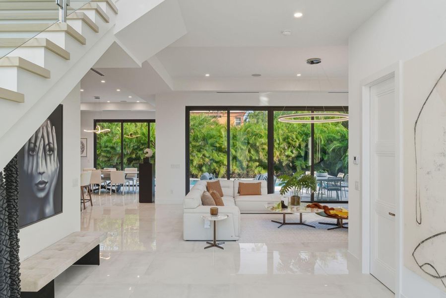 Furnished interior view inside a new home in , Boca Raton (Image 11).