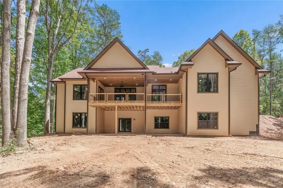 Front exterior of a new home in , Dawsonville, GA, highlighting curb appeal (Image 23). Front exterior of a new home in , Dawsonville, GA, highlighting curb appeal (Image 23).