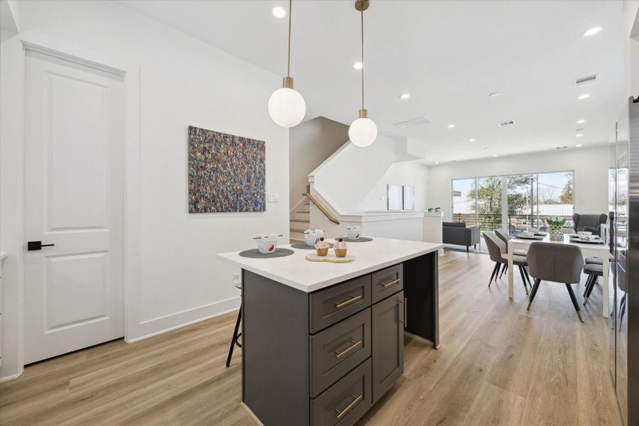 Furnished interior view inside a new home in , Houston (Image 13).