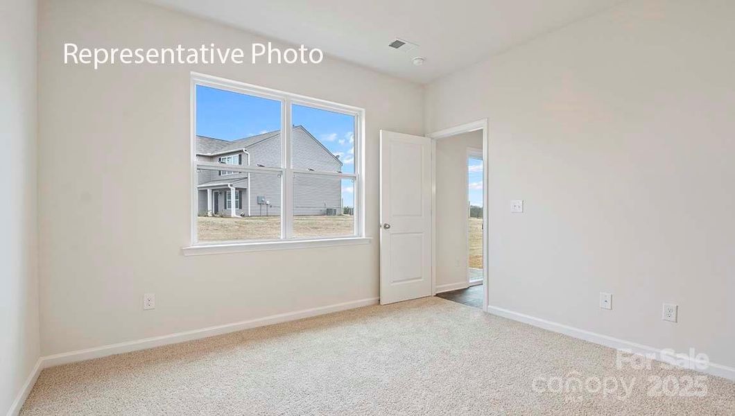 Spacious, unfurnished interior of a new home in Stanton, Richburg (Image 18).