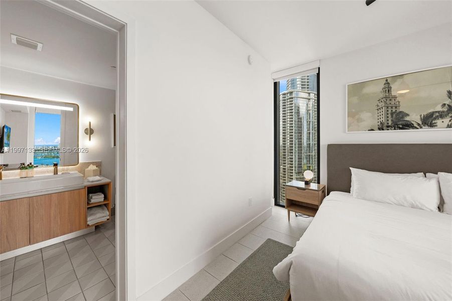 Furnished interior view inside a new home in , Miami (Image 13).