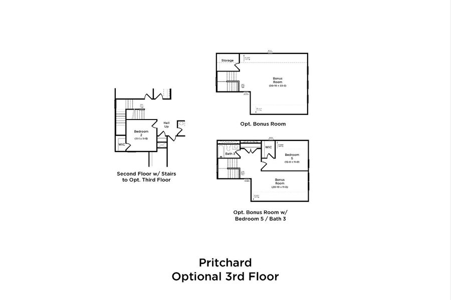 2D floor plan layout for the Pritchard by DRB Homes in Creekside at Andrews, Summerville, SC (Image 26).