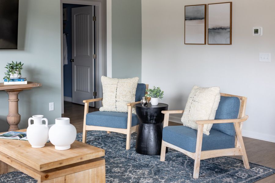 Representative furnished interior of a home built from the The Magnolia by Smith Family Homes in Majestic Oaks, Brunswick (Image 16).