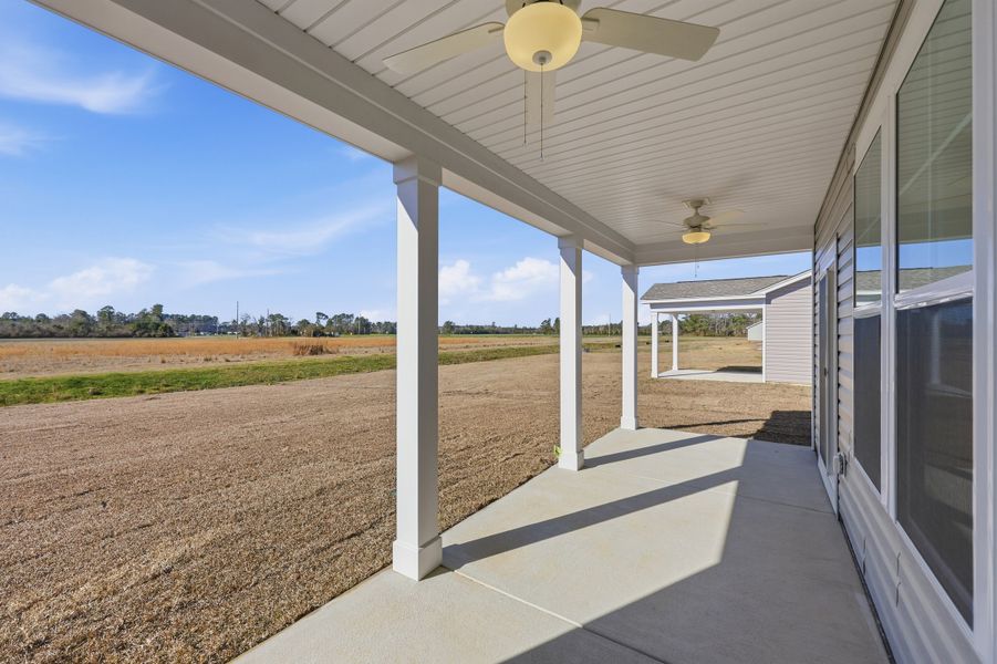 Representative exterior details of a home built from the Bailey II by Great Southern Homes in Oak Hollow, Longs (Image 45).