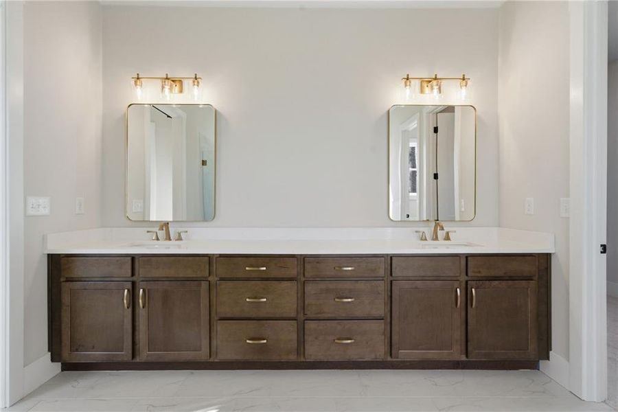 Furnished interior view inside a new home in , Canton (Image 10).