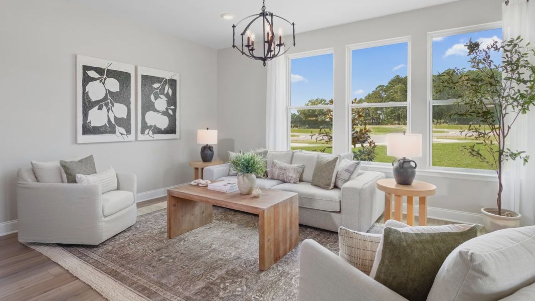 Furnished interior view inside a new home in Townes at Carolina Forest, Myrtle Beach (Image 3).