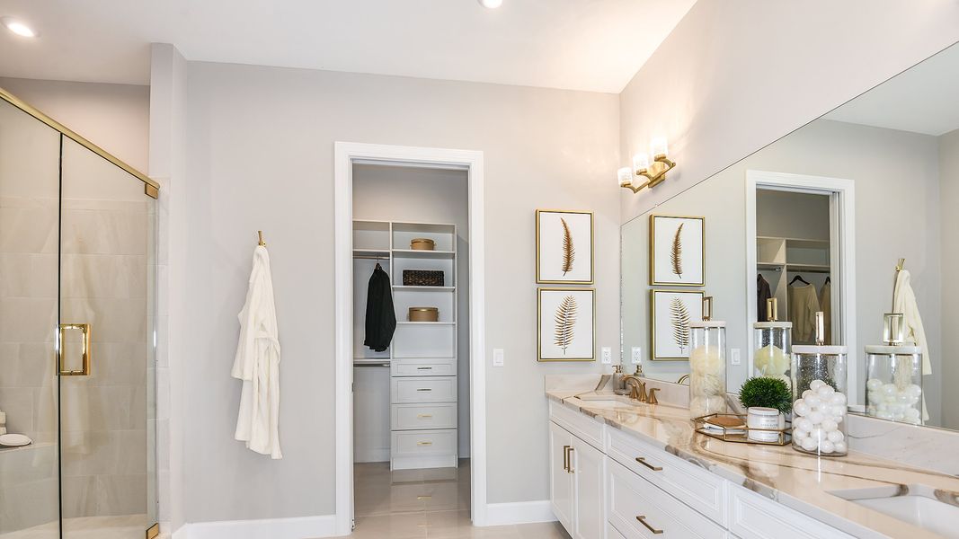 Furnished interior view inside a new home in Esplanade by the Islands Coach Homes, Naples (Image 6).